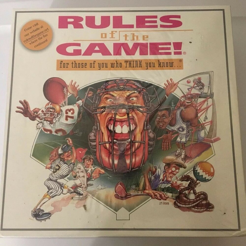 New Rules‎ of the Game 1995 Sports Trivia Board game~New & Factory Sealed